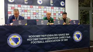 Liga nacija A 2024 BiH  Mađarska 02 konferencija za štampu Mađarska [upl. by Sibie]