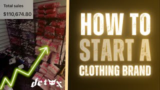 How To Start A Clothing Brand The RIGHT Way In 2023 [upl. by Zarla701]