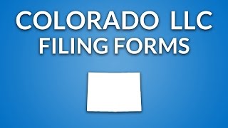 Colorado LLC  Formation Documents [upl. by Craig]