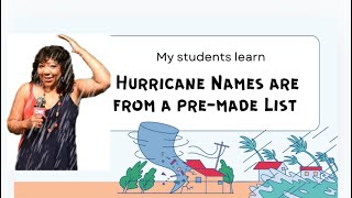 Hurricanes names are from a premade list [upl. by Mcclenon]