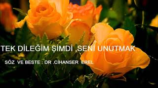 TEK DİLEĞİM ŞİMDİ SENİ UNUTMAK  DR CİHANSER EREL [upl. by Mccully]