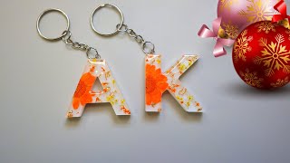 Resin keychain tutorial for Beginners  Epoxy resin keychains DIY Resin Art Artshabits [upl. by Adniled]