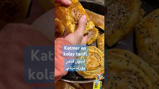 بوريك القتمر التركي katmer börek kolay tarifi EfyaAbdulkerimAral [upl. by Essiralc]