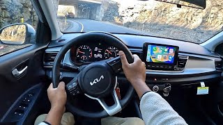 2023 Kia Rio LX  POV Test Drive [upl. by Ronoh]