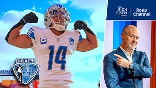 Rich Eisen Reacts to the Detroit Lions Making AmonRa St Brown the NFL’s Highest Paid WR [upl. by Yezdnil985]