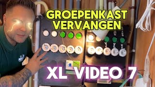 Groepenkast vervangen ⚡️XL video 7  Elektricien  ABB  Fuseboard  Amsterdam [upl. by Mchail131]