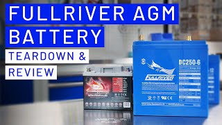 Fullriver Battery What makes them the best AGM battery TEARDOWN  REVIEW [upl. by Wier]