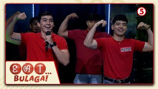 EAT BULAGA  Tropang Macho Men sa Gimme 5 Laro ng Tropang Henyo [upl. by Akinod]