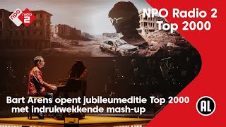 Bart Arens opent jubileumeditie Top 2000 met indrukwekkende mashup 2023  NPO Radio 2 [upl. by Gnek]