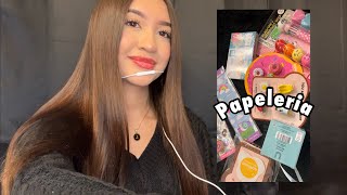 ASMR  Haul de cositas de PAPELERIA📚✏️🌸 [upl. by Ognimod869]