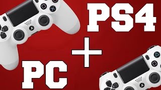 How To Connect A PS4 Controller To PC FastestEasiest Way 2017 [upl. by Saundra]