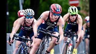 AJ Bell World Triathlon Leeds 2019 Womens Highlights [upl. by Netty]