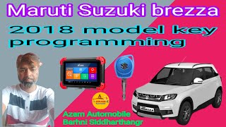 how to Maruti Suzuki brezza 2018 model key programming [upl. by At972]