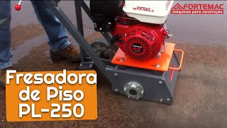 Fresadora de Asfalto e Concreto FORTEMAC  Com motor Honda 9HP 4 tempos [upl. by Nolham218]