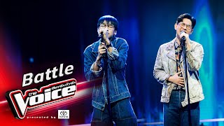 ไกด์ VS เซน  หนอนผีเสื้อ  Battle  The Voice Thailand 2024  20 Oct 2024 [upl. by Leehar]