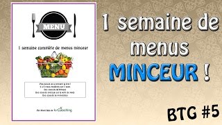 1 semaine de menus MINCEUR  🔥 BRÛLE TA GRAISSE 5🔥 Alimentation  ksCoaching [upl. by Borszcz52]