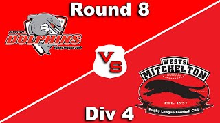 Div4 U15  Redcliffe Dolphins v Wests Mitchelton Panthers [upl. by Chafee]