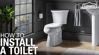 How to Replace and Install a Toilet [upl. by Placido899]