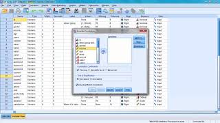 Relación entre dos variables con SPSS [upl. by Nadruoj]