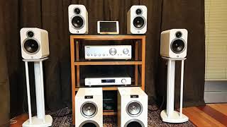 Q acoustics 3010i amp Q acoustics 3020i sound test [upl. by Hseyaj]