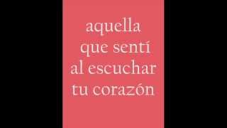 Tu Corazón Lena y Alejandro Sanz letra en pantalla [upl. by Ashlie]