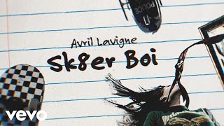 Avril Lavigne  Sk8er Boi Official Lyric Video [upl. by Erot]