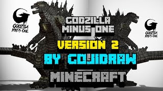 Godzilla Minus One Add On V2 In Minecraftread the description to know how to download [upl. by Parsaye]