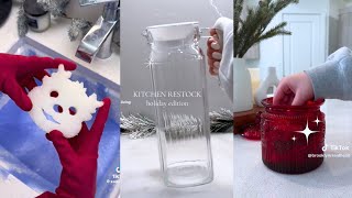 Satisfying CleaningOrganizingRestocking Tiktoks ✨ Asmr  Pt 13  Holiday Edition ❄️☃️ [upl. by Dupin]