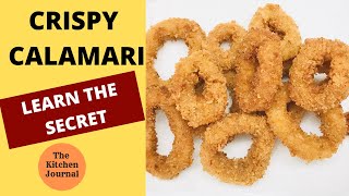 Calamari Squid Rings recipe Step by step video on how to make homemade calamari Appetizer recipe [upl. by Oloapnaig]