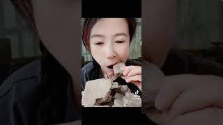 chinese loess clay Baked clay asmr mukbang eating asmreating asmrsounds foryou viralvideo [upl. by Mieka]