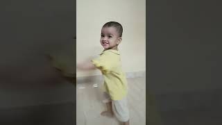 Baby in dance mode with full energy cutestmoments babyactivites shorts cutebabymoments funny [upl. by Eannyl813]