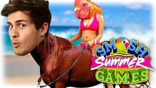 THE SUMMER GAMES ARE HERE Smosh Summer Games [upl. by Terchie]