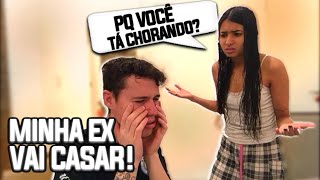 TROLLEI MINHA NAMORADA FALANDO QUE MINHA EX VAI CASAR  fiquei muito triste [upl. by Marlee828]