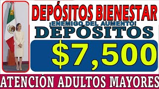 💵7500 vs INFLACIÓN ♨️CLAUDIA REVELA IMPACTANTE MENSAJE MIS ADULTOS MAYORES TODOS COBRAN AUMENTO [upl. by Kornher]