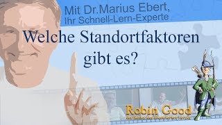 Welche Standortfaktoren gibt es [upl. by Esoranna568]