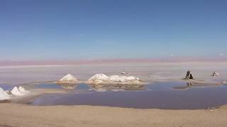 Chott el Jerid Salt lake Tunisia [upl. by Haiel550]