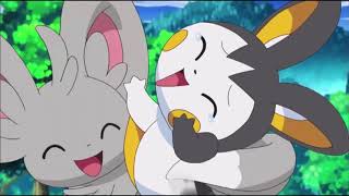 Pokemon Black and White Emolga And The New Volt Switch Iris Confronts Emolga on Volt Switch [upl. by Parry]