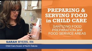 Sanitizing Food Prep and Food Service Areas [upl. by Llehcnom70]