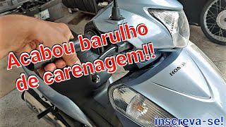 Como tirar barulho das carenagens da Biz dicas q funcionam [upl. by Odlanar771]