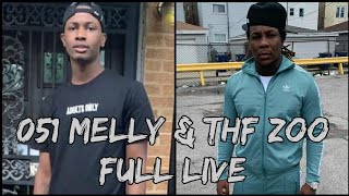 051 Melly Full Live w THF Zoo Talks Clique Up MUBU Krump Getting Jaw Broke amp More  Exclusive [upl. by Llewol]