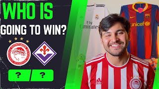 OLYMPIACOS VS FIORENTINA  UEFA CONFERENCE LEAGUE FINAL PREVIEW [upl. by Ecinnahs]