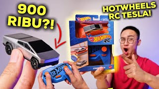 HOTWHEELS RC TESLA HARGANYA SAMPE 900RIBU  TESLA CYBERTRUCK RC 164 UNBOXING REVIEW amp TRACK TEST [upl. by Aleunamme299]