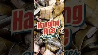 Hanging Rice Philippines  food rice streetfood [upl. by Vonni]