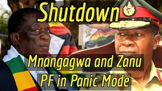 Shutdown  Mnangagwa and Zanu PF in Panic Mode 🇿🇼🇿🇼🇿🇼 [upl. by Masao117]