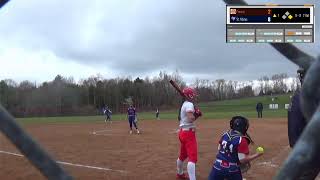 HS Softball Punxsutawney at St Marys 42424 [upl. by Gillette495]