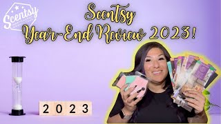 Scentsy 2023 Year End Review  Scents and Warmers of the Month [upl. by Gabby]