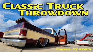 Classic Truck Throwdown 2023  Conroe TX [upl. by Almeria]