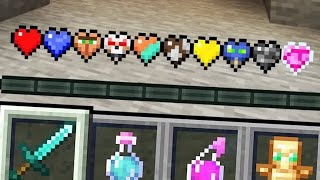 Minecraft but there are Custom Hearts [upl. by Funk]