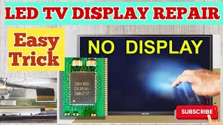 LED TV screen problem ll Samsung panel no picture sound ok ll SM4186 IC single cof LSC320AN10 Panel [upl. by Brandais]