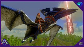 I CAN FLY Also base things No Engrams E12 ARK Mobile [upl. by Hillier]